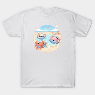 Crabs chilling at the beach T-Shirt